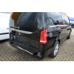 Edelstahlabdeckung - schwarzer Schwellenschutz für die hintere Stoßstange Mercedes V W447 Vito III 2014+