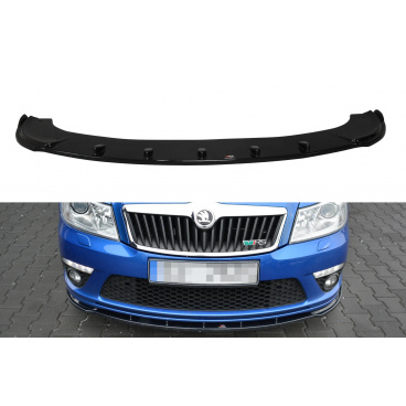 Spoiler unter der vorderen Stoßstange ver.1 für Škoda Octavia RS Facelift Mk2, Maxton Design (ABS-Kunststoff ohne Oberflächenbehandlung) Spoiler unter der vorderen Stoßstange ver.1 für Škoda Octavia RS Facelift Mk2, Maxton Design (ABS-Kunststoff ohne Oberflächenbehandlung)