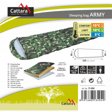 Deckenschlafsack ARMY 5°C