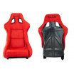 Sportstuhl SLIDE KS2 Premium Roter Velours Schwarzer Glanz