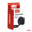 Wasserdichtes Autoladegerät mit USB-Anschlüssen und Schalter USB + 2x USB-C QC3.0 12V 24V AMIO-04596