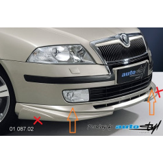 Skoda Octavia II Spoiler unter der vorderen Stoßstange