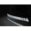 Klare Frontleuchten für Skoda Octavia 2009–12, Tageslichtschwarz