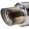 Sport-Universal-Edelstahlauspuff mit Schalldämpfer (100 mm Spitze)