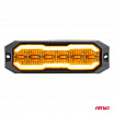 Warnorange Lampe mit orangefarbenem LED-Umrisslicht R65 R148 12V 24V 24W