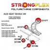 VW Golf IV 1997-2003 StrongFlex Sport Satz Silentblöcke für die Vorderachse, nur 10 Stück