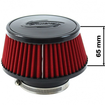 Sportluftfilter Simota Baumwolle flach 60-76 mm ROT