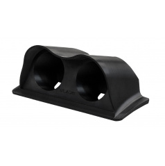 Adapter für 2x 60mm Instrumente auf dem Armaturenbrett BMW 3 E46 mit hinterer Öffnung für Kabel