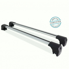 Abschließbare Alu-Dachträger mit Vollschiene Silber Jaecoo J7, BYD, Mercedes-Benz EQA 2022+