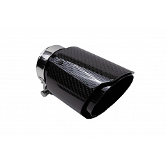 Endrohr 114mm Eingang 76mm Carbon Gloss