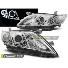 Toyota Camry 6 XV40 2006-09 Angel Eyes Chromscheinwerfer