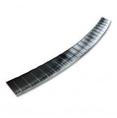 Edelstahlabdeckung – schwarzer Schwellenschutz für die Heckstoßstange des Hyundai Elantra 2016+