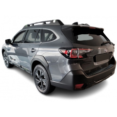 Edelstahl-Heckstoßstangenabdeckung Subaru Outback VI 2021+ schwarz