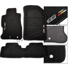 Honda Civic 2006–11 5D Luxus-Textilteppiche mit Mugen-Logo