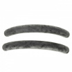 Lenkradseitenabdeckungen 36-38 cm grau Alcantara