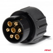 Tester für Anhängersteckdosen und -stecker 7/13PIN AMIO-03225