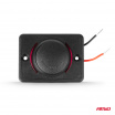 Wasserdichtes quadratisches Telefonladegerät mit ROTER LED-Hintergrundbeleuchtung USB + USB C QC3.0 12/24V AMiO-04231