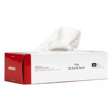 Box mit Mikrofasertüchern 22,5 x 22,5 cm 200g AMiO-03972