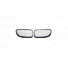 Grill BMW 3 E92 E93 Facelift Einzelrippen Matt Schwarz
