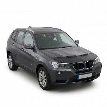Schwarze Verkleidung der Vorderseite der Motorhaube BMW BMW X3 F25 2010-2017
