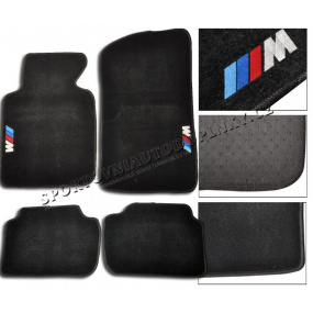 BMW E46 Luxus-Textilteppiche mit M-Logo