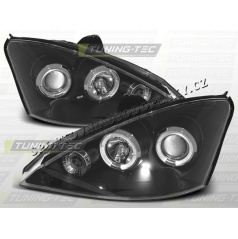 FORD FOCUS MK1 1998–01 ANGEL EYES SCHWARZE FRONTKLARE LICHTER