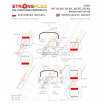 Mazda MX5 1989-98 StrongFlex Sport Silentblock-Baugruppe für Hinterachse, nur 20 Stück