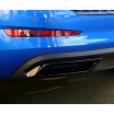 Skoda Scala Dummy-Auspuffblenden, ABS glänzend schwarz 2019+
