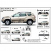 Schutzleisten für die Türseiten, Dacia Duster II, 2017+