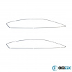 Edelstahlleisten rund um die Fenster Omtec Opel Astra J 2010-15 htb (nicht Kombi) 12 Stk