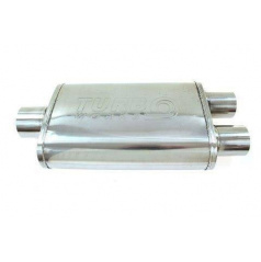 Mittelschalldämpfer 76-63,5mm TurboWorks LT 304SS 355mm