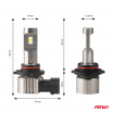 LED-Autolampen Serie H25 CANBUS HB4 9006 12V 31W AMIO-04715