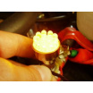 12 LED orange Einfadenlampe Ba 15S 21W 1 Stk