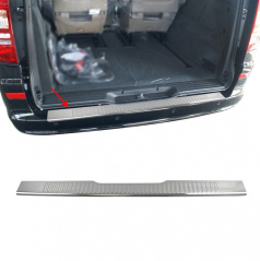 Edelstahl-Chrom-Heckstoßstangenschwelle Omtec Mercedes Benz Vito W639 2003-14