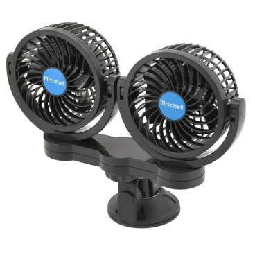 Lüfter Mitchell Duo - auf Saugnapf 2x108mm 12V Lüfter Mitchell Duo - auf Saugnapf 2x108mm 12V