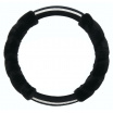 Lenkradbezug schwarzes Haar 37-39 cm