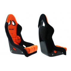 Sporthartschale SLIDE GT schwarz/orange (FIA-Homologation)