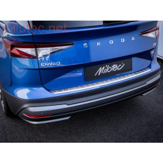 Fünfte Türschwelle mit Vorsprüngen silber matt Škoda Enyaq, abv. 2020