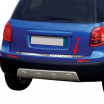 Heckstoßstangenabdeckung aus Edelstahl F. Sitzung 2005-14, H. Santafe 2008-12, S. SX4 2006-15, VW Passat 2005-10