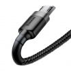 USB-zu-Micro-USB-Kabel Cafule 2.0A 3m schwarz&grau Baseus