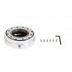Naba Schnellverschluss Flach Silber