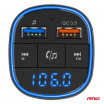 FM-Autotransmitter 2×USB-A 12V 24V