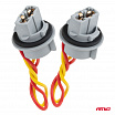 Sockel der Lampenfassung T20 LED 12V W21W WY21W W3x16d 7440 T20 2 Stk.