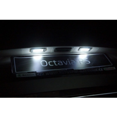 Mega Power LED-Beleuchtung des Kennzeichens des Škoda Octavia III