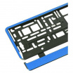 Kennzeichenstreifenleiste Chrom, Carbon, Rot, Blau
