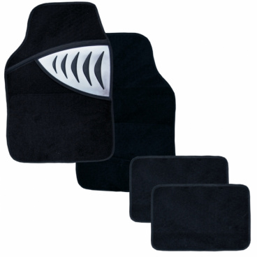 Textile Automatten - Shark - universal silber