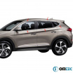 Fensterverkleidung aus Edelstahl Omtec Hyundai Tucson 2015+ 14 Teile