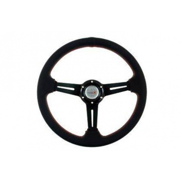 Lenkrad Pro 350mm Offset:40mm Leder Schwarz Lenkrad Pro 350mm Offset:40mm Leder Schwarz