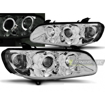 Opel Omega 04.1994-08.1999 Angel Eyes Chrom-Frontscheinwerfer, klar