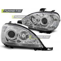 MERCEDES W163 ML M-KLASSE 03.1998-08.2001 FRONTLEUCHTEN AUS KLAREM CHROM